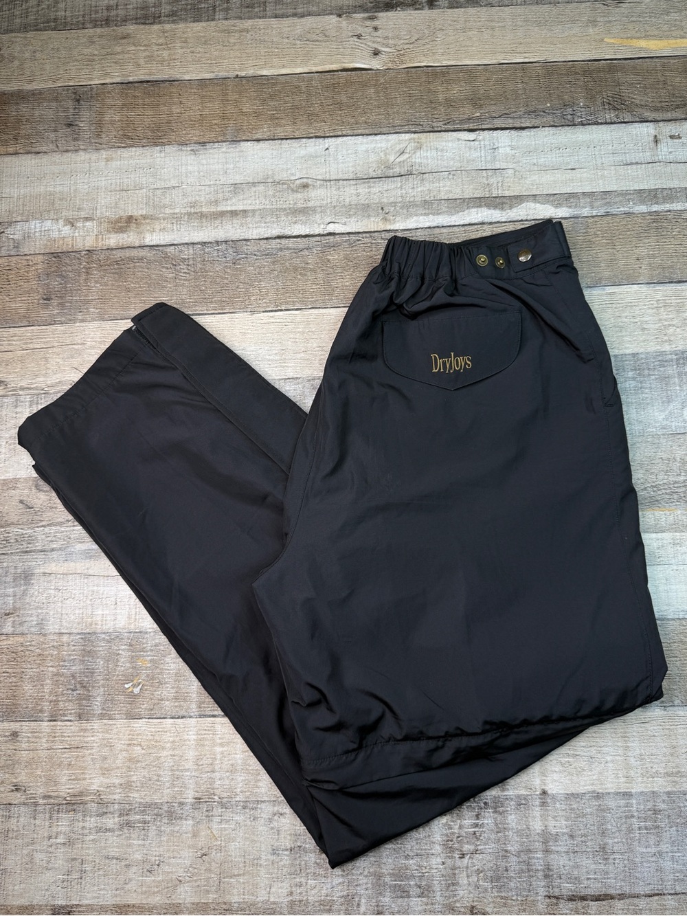 Men's Black Footjoy Rain Golf Pants Large Dryjoys